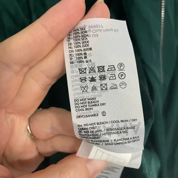 Grana Silk Bomber Sz M - Picture 11 of 12